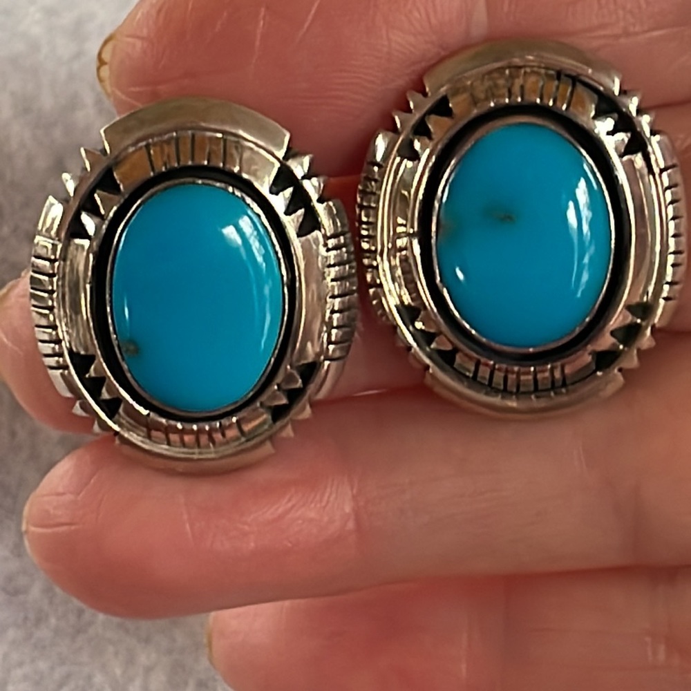 Turquoise & Sterling Earrings